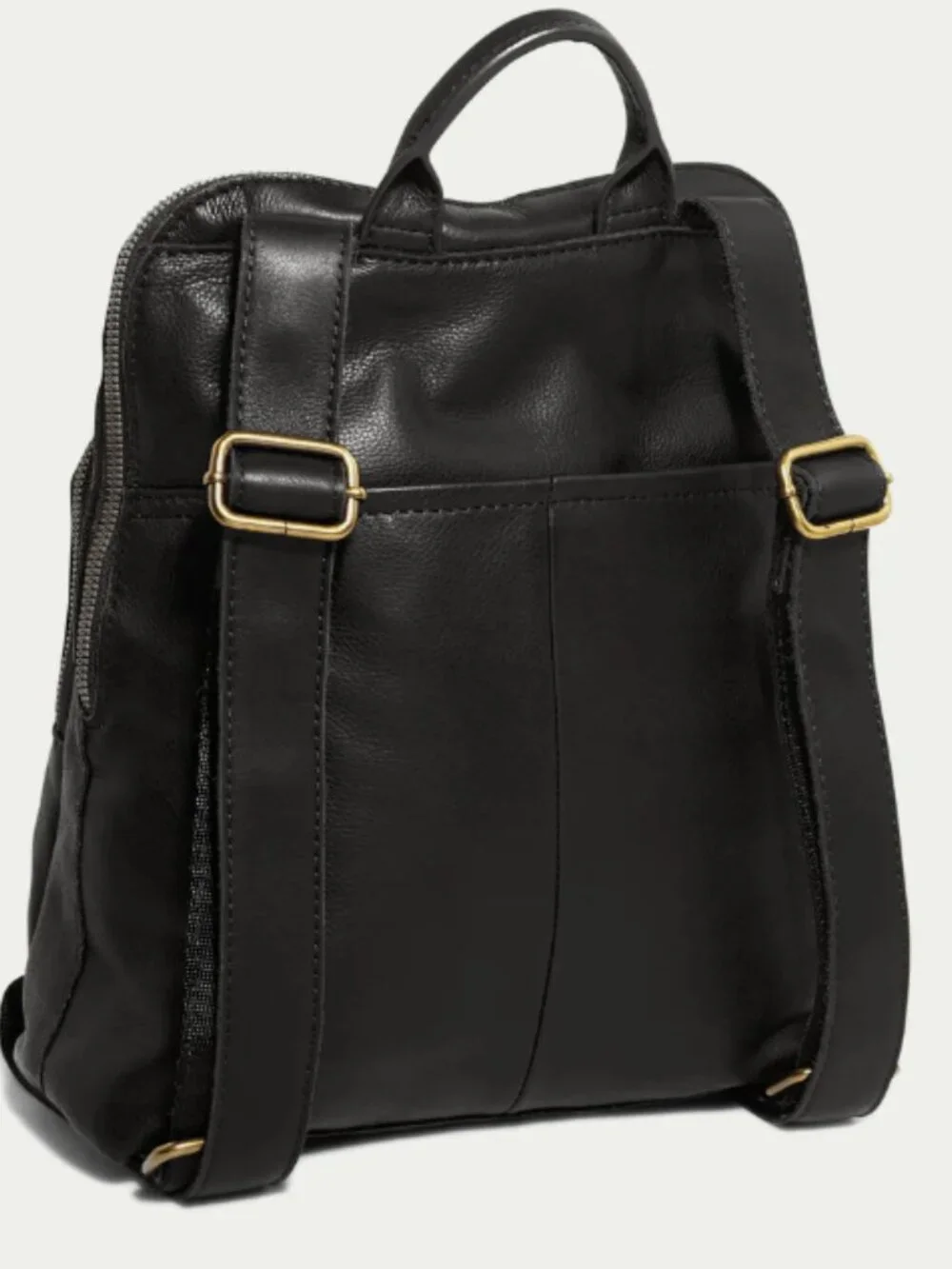 American Leather Co. Cleveland Black Leather Backpack